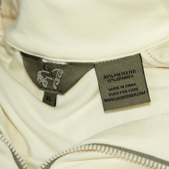 Goode Rider Performance Fleece Top Cream XL - Picture 8 of 8